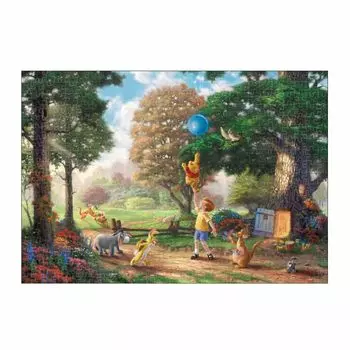 Tenyo in 500 Piece Stained Art Gyutto Series Jigsaw Puzzle Disney Winnie the Pooh Winnie The Pooh II x Service Card Included [Made Japan] (25 36cm)