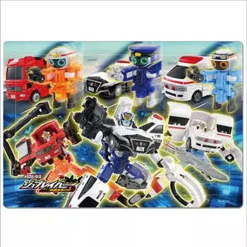 Tenyo in Child Puzzle Tomica Heroes Job Labor Special Job Labor 80 Piece Puzzle for Children Antibacterial Coat Includes Cleaning Cover Ages [Made