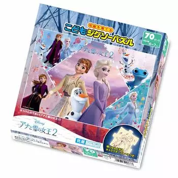 Tenyo in Jigsaw Puzzle Disney Frozen 2 Adventure Room 70 Pieces Puzzle Antibacterial Coat Cleaning Package Service Card Included Ages [Made Japan]