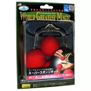 Tenyo Magic Magic Super Sponge Ball Лучший шедевр настольных чудес со всего мира Величайшая магия для новичков Магия, которая доступна даже новичкам
