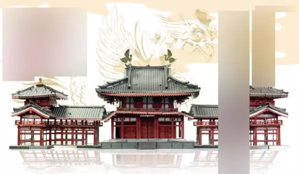 Tenyo Metallic Nano Building, всемирное наследие Byodoin Phoenix, нержавеющая сталь, без клея, температура нагрева, сверхточная лазерная поделка, 3D-головоломка из латуни,