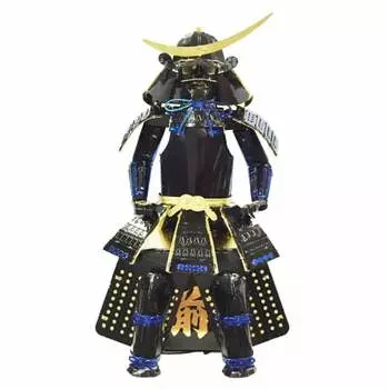 Tenyo Metallic Nano Puzzle Многоцветная серия Броня Дата Масамунэ T-ME-004M Материал из нержавеющей стали Не требуется клей Нагрев 0,2 м Сверхточный лазер P