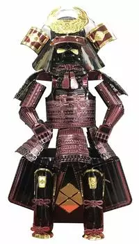 Tenyo Metallic Nano Puzzle Многоцветная серия Броня Takeda Shingen Материал из нержавеющей стали Не требуется клей Сверхточная лазерная обработка