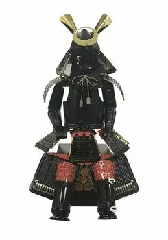 Tenyo Metallic Nano Puzzle Многоцветная серия Броня Mitsuhide Akechi Материал из нержавеющей стали Не требуется клей Тепловая сверхточная лазерная обработка