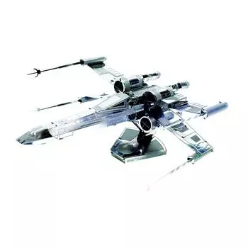 Tenyo Metallic Nano Puzzle Star Wars Starfighter Материал: нержавеющая сталь Не требуется клей Нагревание Сверхточная лазерная обработка Ручная работа 3D