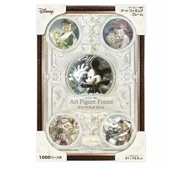 Tenyo Puzzle Frame Disney Exclusive Art Figure Frame для 1000 x застежек, подвесная веревка, эмблема Disney, в комплекте детали/бронза (51 73,5см) бронзовый