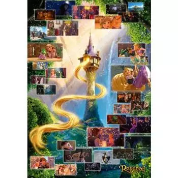 Tenyo [Сделано в Японии] 2000 элементов витражного искусства серии Gyutto пазл Disney Рапунцель на башне Коллекция сцен Рапунцель (51х73,5см) ДГ-2000-61