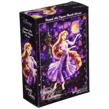 Tenyo [Сделано в Японии] 266 элементов пазла серии Pure White Gyutto, Disney Рапунцель на башне, сновидение, свет в ночном небе, витражное искусство (18.