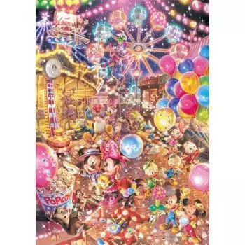 Tenyo [Сделано в Японии] Пазл из 108 деталей Disney Twilight Park (18,2x25,7см) D-108-783 В комплект входит клей и шпатель. В комплект входит сервисная карта.