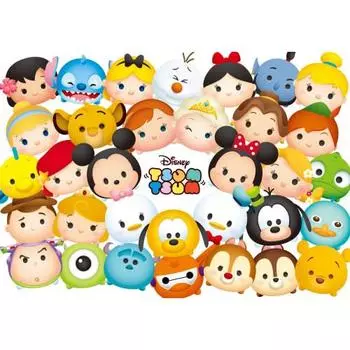 Tenyo [Сделано в Японии] Пазл из 200 деталей Пазл с фотографиями Disney TSUM TSUM Привет, Поза! (22,5x32см) D-200-900 В комплекте клей, спа