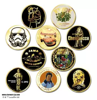 Tenyo STAR WARS Star Wars Gold Badge of 10 vol.1 [BOX sold] WKB-S01
