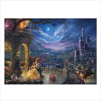 Tenyo в 2000 пазлах Disney Томас Кинкейд Красавица и чудовище Красавица и чудовище танцуют в лунном свете Специальная художественная коллекция с