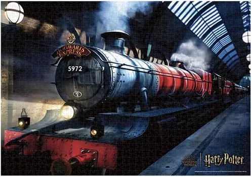 Tenyo в 500 элементах Flash Magic Jigsaw Puzzle Harry Potter Hogwarts Express В комплект входят клей и шпатель Включает сервисную карту Фотосъемка со вспышкой