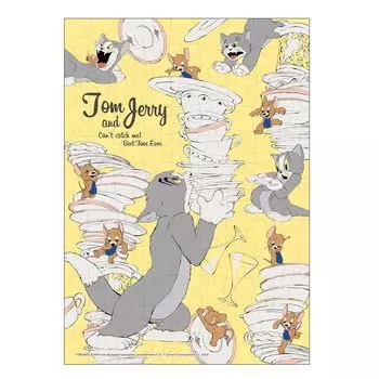 Tenyo в головоломке из 108 элементов Том и Джерри, волчок В комплект входят клей и шпатель В комплект входит сервисная карта [Сделано в Японии] (18,2x25,7см) Б-108-838