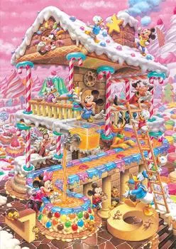 Tenyo в пазле Disney Sweet Temptation из 300 элементов. В комплект входят клей и шпатель. В комплект входит сервисная карта [Сделано в Японии] (30,5x43см) Д-300-275