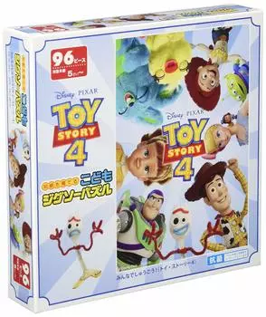 Tenyo в пазле Disney TOY STORY 4 Play Together 96 деталей головоломки антибактериальный набор для чистки пальто сервисная карта включена возраст [Сделано в Японии]