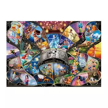 Tenyo в пазле из 1000 деталей Disney DISNEY GREATEST MUSIC В комплект входят клей и шпатель. В комплект входит сервисная карта [Сделано в Японии] (51х73,5см) Д-1000-872
