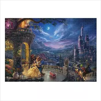 Tenyo в пазле из 1000 деталей Disney Thomas Kinkade Красавица и чудовище Красавица и чудовище, танцующие в лунном свете Стиль холста Особое искусство