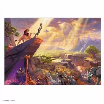 Tenyo в пазле из 1000 деталей Disney Thomas Kinkade The Lion King Style Специальная коллекция произведений искусства в стиле холста с клеем и шпателем Включает сервисную карту