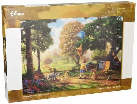 Tenyo в пазле из 1000 деталей Disney Thomas Kinkade Winnie the Pooh Winnie The Pooh II Canvas Style Special Art Collection с клеем и шпателем