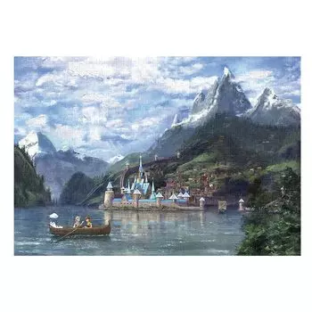 Tenyo в пазле из 1000 деталей Disney Frozen Bright Arendelle поставляется с клеем и шпателем. В комплект входит сервисная карта [Сделано в Японии] (51х73,5см) Д-1000-088