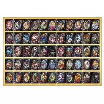 Tenyo в пазле из 1000 деталей с витражами, в комплекте карта Disney Card World Service [Сделано в Японии] (51,2x73,7см) DS-1000-779