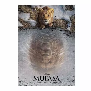 Tenyo в пазле из 108 элементов Disney Lion King Mufasa Lion King поставляется с сервисной картой [Сделано в Японии] Mufasa:В (18,2x25,7см)