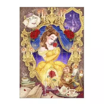 Tenyo в пазле из 108 элементов Disney Elegance Series Loving Thoughts Bell В комплект входят клей и шпатель. В комплект входит сервисная карта [Сделано в Японии]