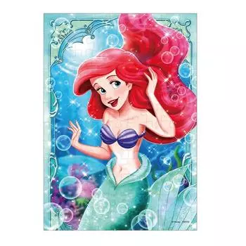 Tenyo в пазле из 108 деталей Disney Adorable Ariel В комплект входят клей и шпатель. В комплект входит сервисная карта [Сделано в Японии] (18,2x25,7см) Д-108-038