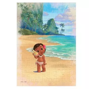 Tenyo в пазле из 108 деталей Disney Beautiful Child серии Moana поставляется с сервисной картой [Сделано в Японии] (18,2x25,7см) клей Д-108-060,