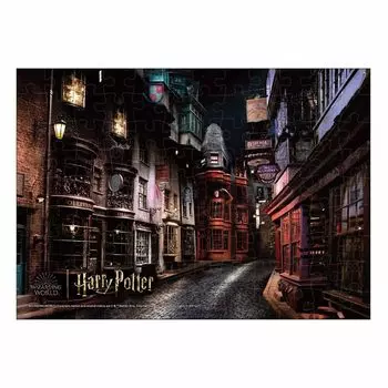Tenyo в пазле из 108 деталей Harry Potter Diagon Alley поставляется с клеем и шпателем. В комплект входит сервисная карта [Сделано в Японии] (18,2x25,7см) Б-108-831