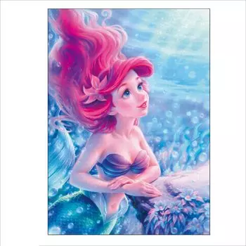 Tenyo в пазле из 2000 деталей Disney Little Mermaid Towing for Ariel В комплект входят клей и шпатель. В комплект входит сервисная карта [Сделано в Японии] С любовью...