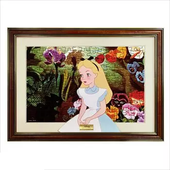 Tenyo в пазле из 200 деталей Film Art Gallery Пазл Disney Alice in Wonderland В комплект входят клей и шпатель. В комплект входит сервисная карта [Сделано
