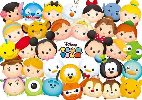 Tenyo в пазле из 200 деталей, на котором отображаются фотографии Disney TSUM TSUM В комплект входит сервисная карта [Сделано в Японии] Привет, Pose!