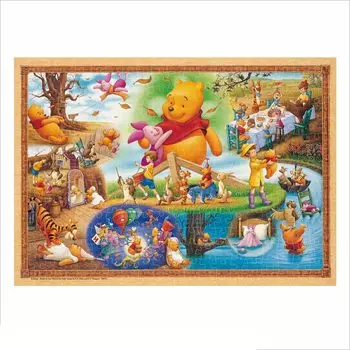 Tenyo в пазле из 300 деталей Disney Winnie the Pooh and the Storm В комплект входят клей и лопатка. В комплект входит сервисная карта [Сделано в Японии] (30,5x43см)