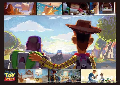 Tenyo в пазле из 300 деталей Disney Toy Story Many Memories В комплект входят клей и шпатель. В комплект входит сервисная карта [Сделано в Японии] (30,5x43см) Д-300-271