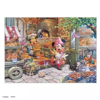 Tenyo в пазле из 500 элементов Disney Bakery Shop В комплект входят клей и лопатка. В комплект входит сервисная карта [Сделано в Японии] Mickey s (35x49см) Д-500-632