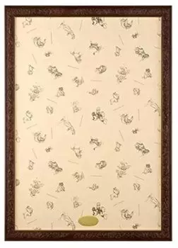 Tenyo в рамке-пазле Эксклюзивная художественная панель Disney для 1000 деталей Коричневое золото Характеристики литья Характеристики 3D-персонажа Эмблема DISNEY