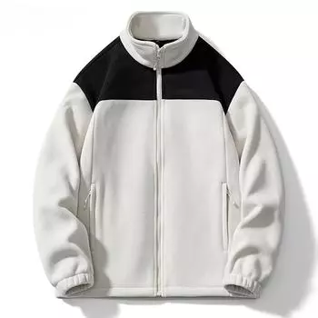 Теплая флисовая куртка для мужчин и женщин, флисовая куртка для отдыха на открытом воздухе для пар, зимний толстый кардиган, флисовая куртка XXXL