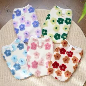 Теплая флисовая куртка для собак, термобелье для зимы, комбинезон для собак, куртка для холодной погоды, одежда для животных, фотосъемка, путешествия S красный