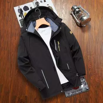 Теплая хлопковая куртка большого размера, хлопковая куртка для мужчин, зимняя одежда с добавлением флиса и толстое хлопковое пальто, верхняя одежда на осень и зиму 8XL