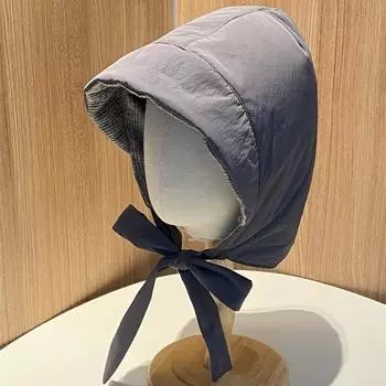 Теплая хлопковая шапка женская осенне-зимняя универсальная для езды на велосипеде, ветрозащитная, северо-восточная, с защитой от ушей, с ремешком, морозостойкая, громовая шапка M56-58cm