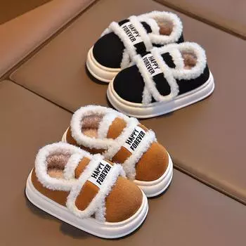 Теплая и бархатная противоскользящая сумка для верхней одежды с хлопковой обувью 24/25 хаки