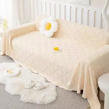 Теплая и удобная бархатная подушка для дивана, зимняя утолщенная плюшевая подушка, нескользящий кожаный чехол для дивана 180*130cm