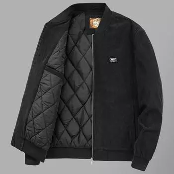 Теплая куртка мужская осенне-зимняя новая молодежная бейсбольная форма мужская куртка утолщенный вельветовый топ для мужчин M