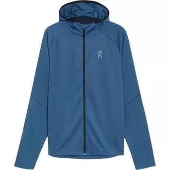 Теплая куртка с капюшоном на молнии On Climate Zip, впитывающая пот и влагу, с длинными рукавами, мужские куртки, цвет деним-синий 1ME10250488 L