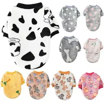 Теплая одежда для кошек и собак, осенне-зимние толстовки для домашних животных для маленьких и средних собак, кошек, мягкая и уютная куртка для щенков и кошек, костюм для чихуахуа S