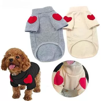 Теплая одежда для собак, ветрозащитная одежда для собак на осень и зиму, толстовки для маленьких собак, кошек, модный костюм для плюшевого бишона, йоркширского терьера, товары для животных XS