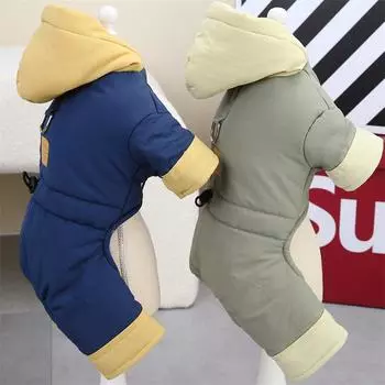 Теплая одежда для собак, зимнее пальто для щенков, куртка для маленьких и средних собак, утолщенные водонепроницаемые толстовки для йорков, одежда для домашних животных, толстовки для чихуахуа S