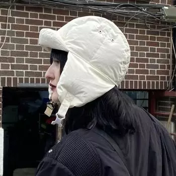 Теплая пуховая шапка с регулируемой пряжкой, унисекс, защита ушей, шапка Lei Feng, зимняя уличная ветрозащитная утолщенная лыжная шапка хаки